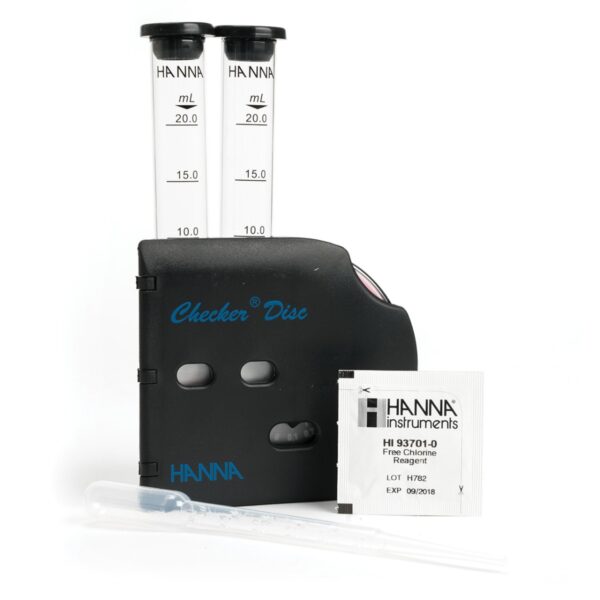 Kit per l'analisi di cloro libero scala bassa e media con Checker Disc- HI38018