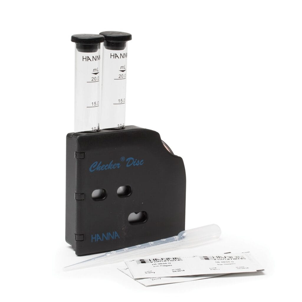 Kit per l'analisi del ferro scala bassa con Checker Disc - HI38039