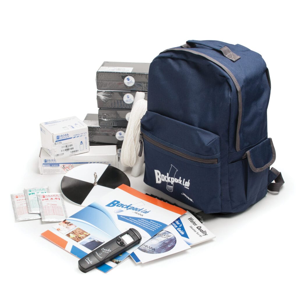 HI3817BP Backpack Lab Water Quality Educational Test Kit