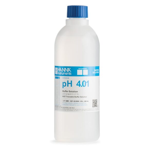 HI5004 pH 4.01 Technical Calibration Buffer (500 mL)
