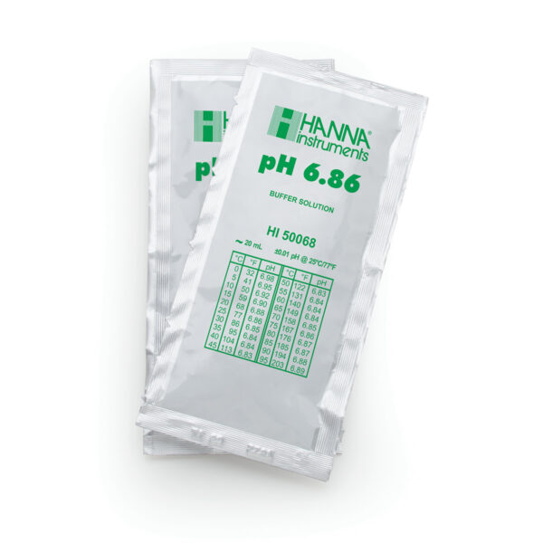 HI50068-02 pH 6.86 Technical Calibration Buffer (25 x 20 mL) Sachets