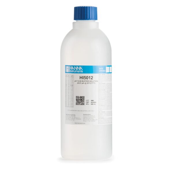 HI5012 pH 12.00 Technical Calibration Buffer (500 mL)