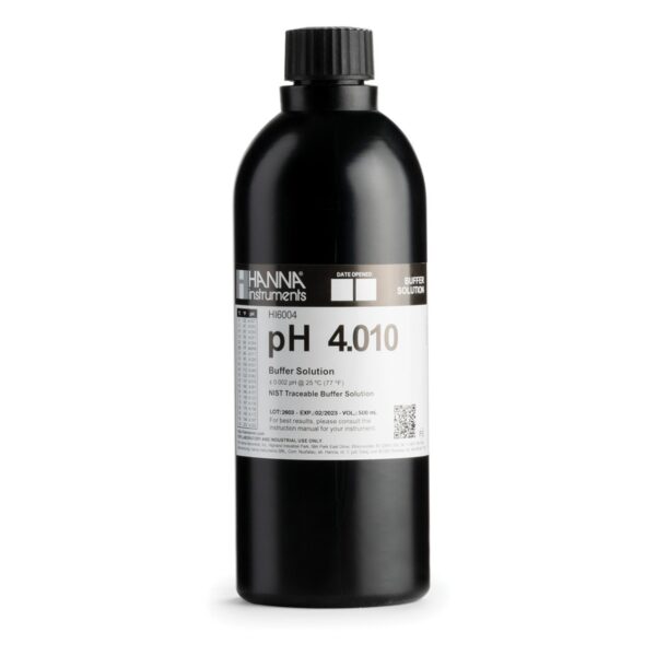 HI6004-01 pH 4.010 Millesimal Calibration Buffer (1 L)
