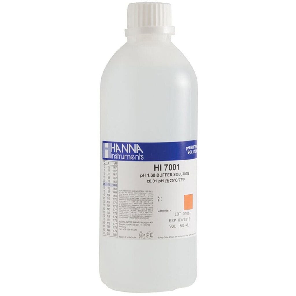 HI7001L pH 1.68 Calibration Solution (500 mL)
