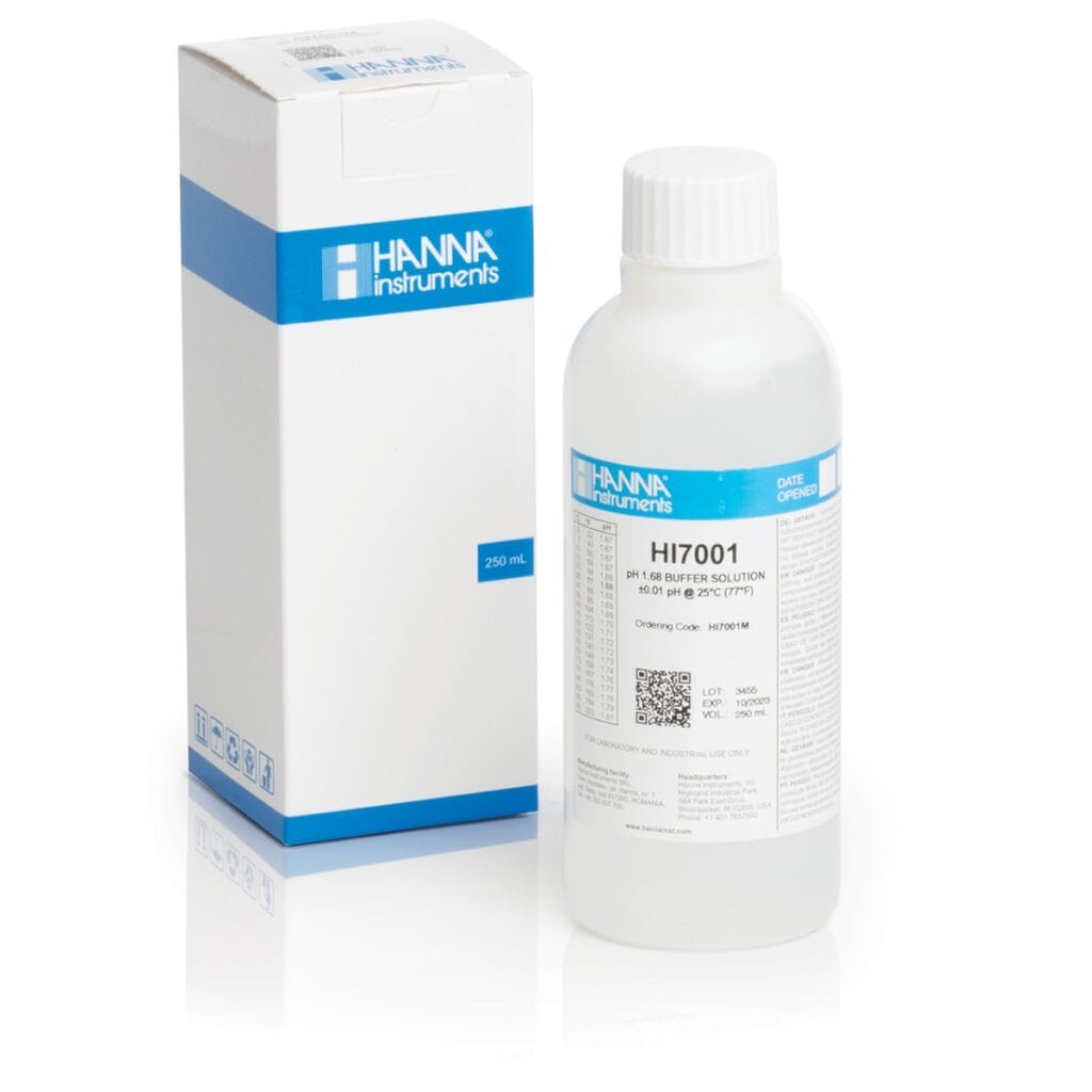 HI7001M pH 1.68 Calibration Solution (230 mL)