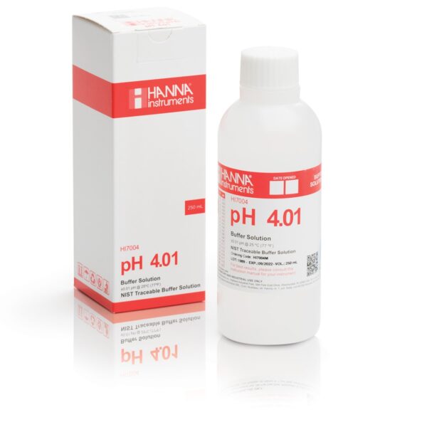 HI7004M pH 4.01 Calibration Solution (230 mL)