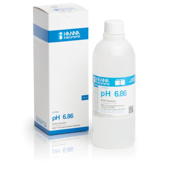 HI7006L pH 6.86 Calibration Solution (500 mL)