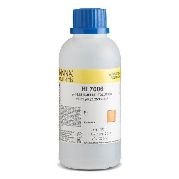 HI7006M pH 6.86 Calibration Solution (230 mL)