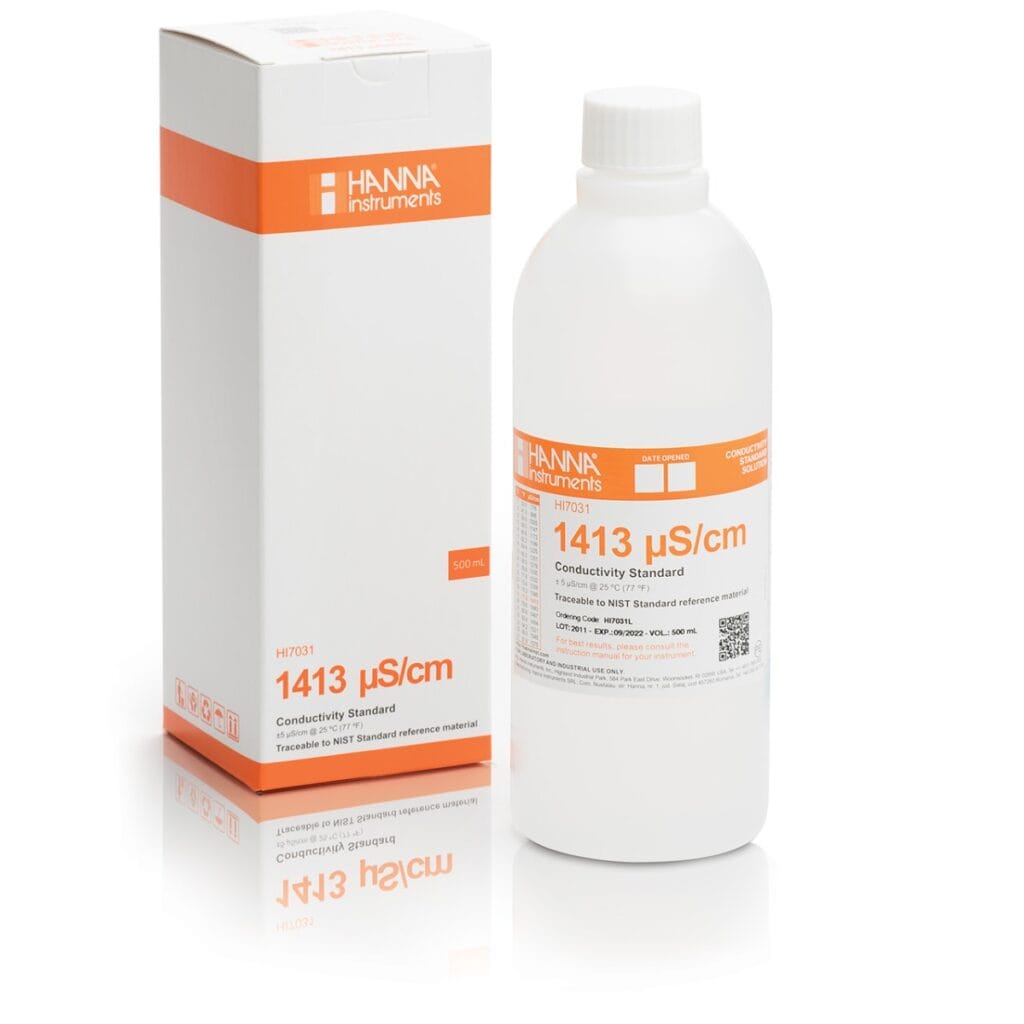 HI7031L 1413 µS/cm EC (500 mL) bottle
