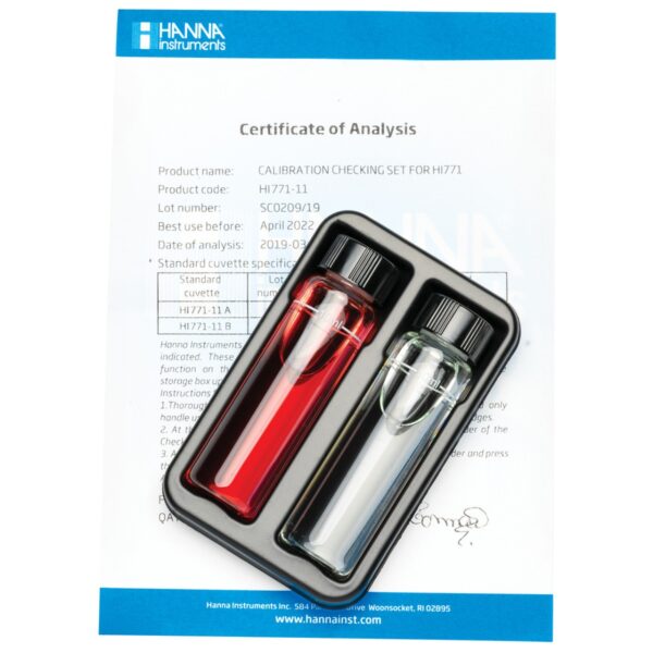 HI771-11 Chlorine Ultra High Range Checker Calibration Set