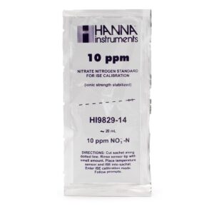 10 ppm Nitrate Standard (as N) Sachets for HI9829 (25 x 25 mL) - HI9829-14