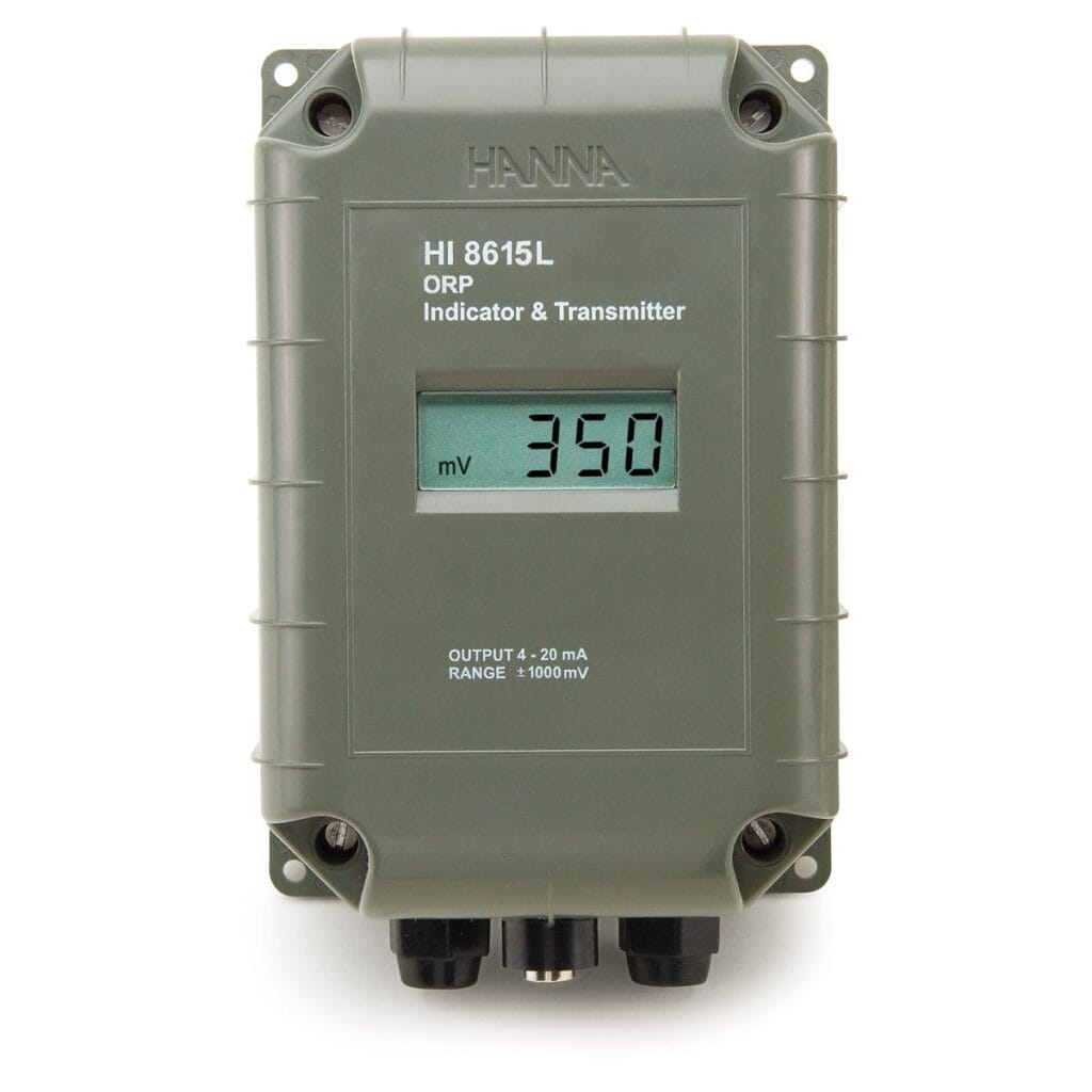 ORP Transmitter with 4-20 mA Galvanically Isolated Output with LCD - HI8615
