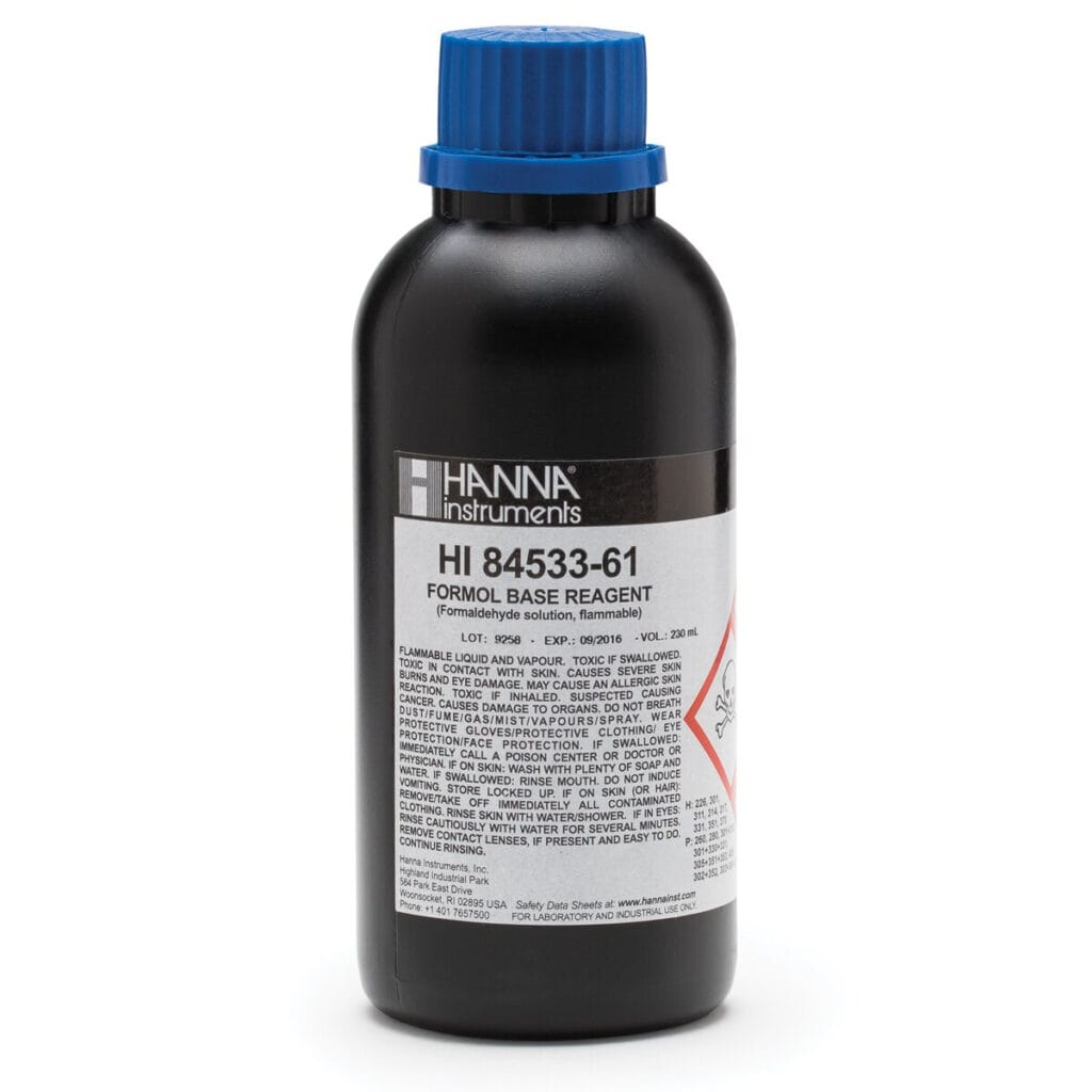 HI84533-61 Formol Base Reagent for Formol Number of Wine (230 mL)
