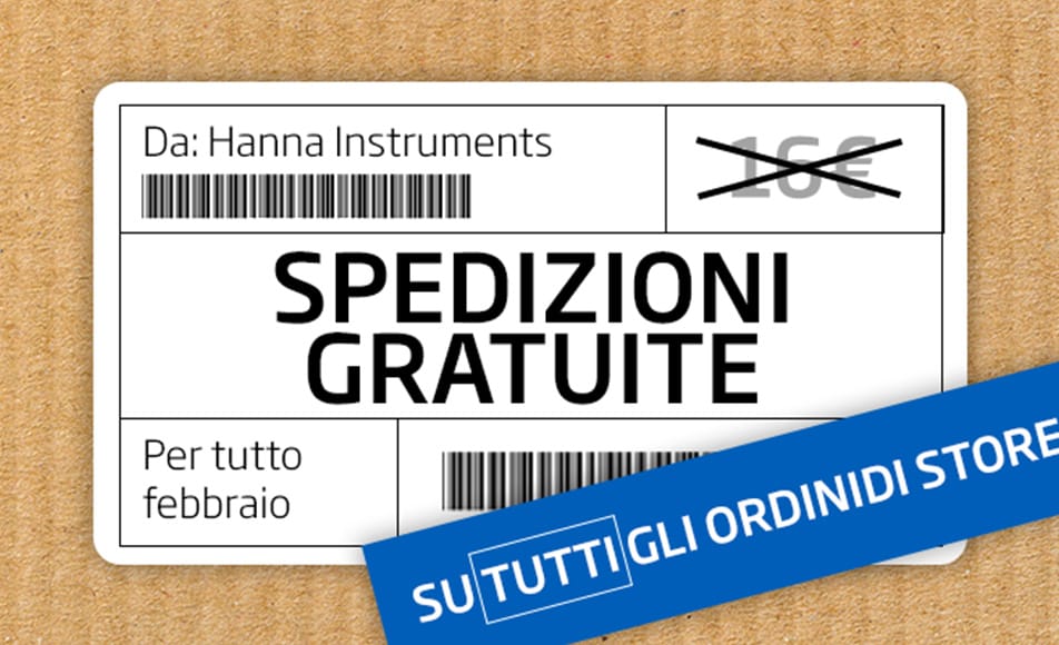 Spedizioni Gratuite per tutto il mese di febbraio su hanna.it
