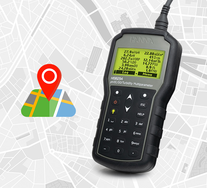 Campionamento acque con dati geolocalizzazione